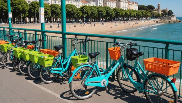 Équipements complémentaires pour une location de vélo à Biarritz