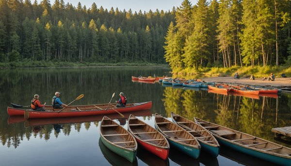 Les avantages de pouvoir louer son canoe pour faire une descente de la drôme directement au camping